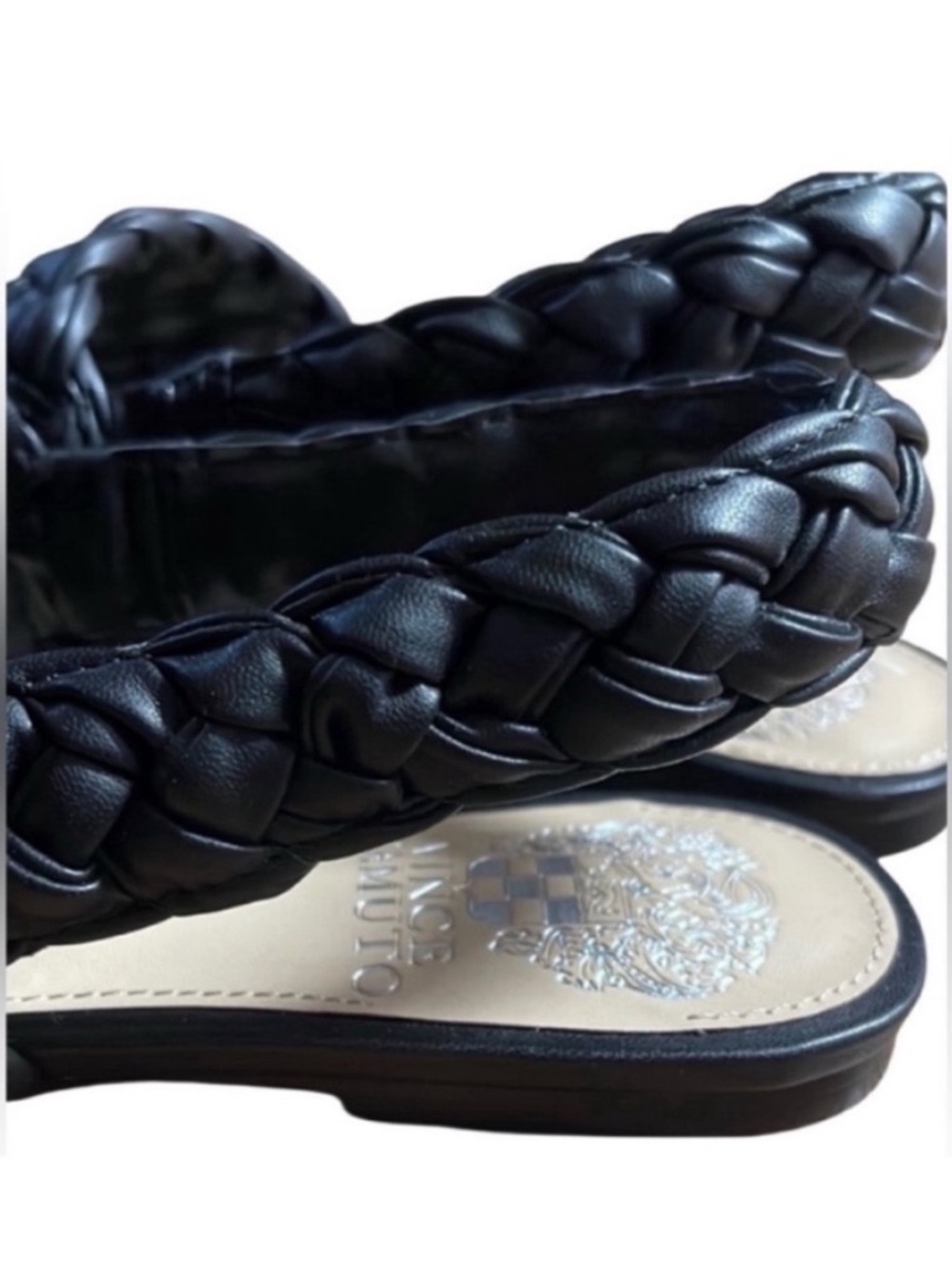 Vince Camuto LASINT Black Braided Slingback Flat Mule
Shoes Size 6 - Picture 8 of 12
